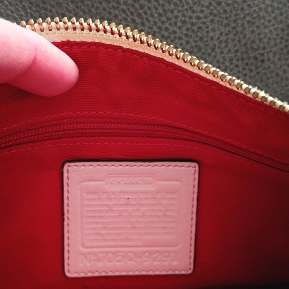 Vintage 1990 Coach poppy design demi bag - Picture 5 of 7